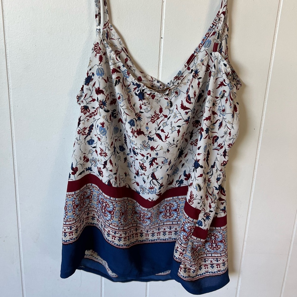 Floral Spaghetti Strap Top